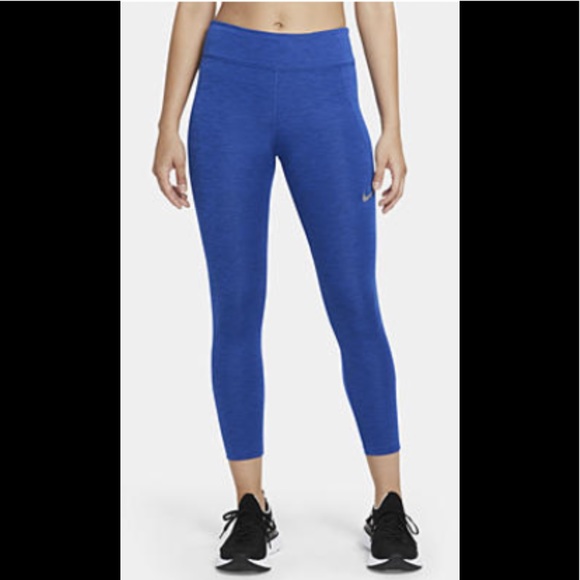 ❗️NIKE RUNNING DRI FIT MID RISE MESH CROP LEGGINGS - Picture 15 of 15